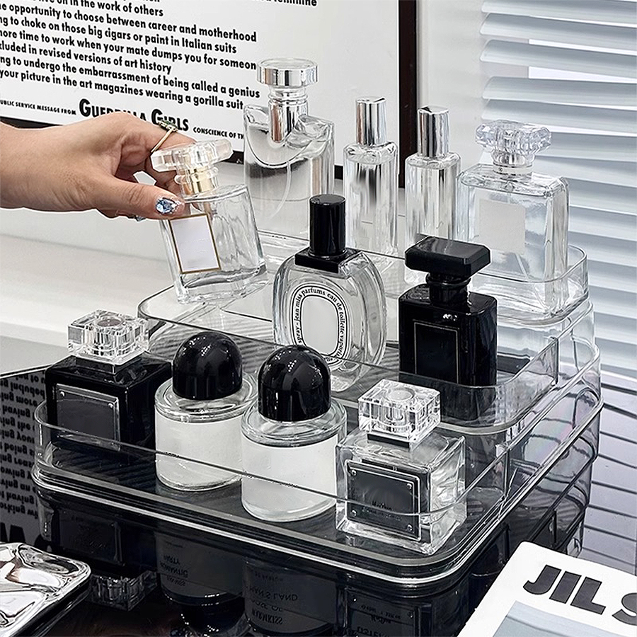 Luxury Bags List - Luxurious Multi-Layer Acrylic Cosmetic Storage Box
