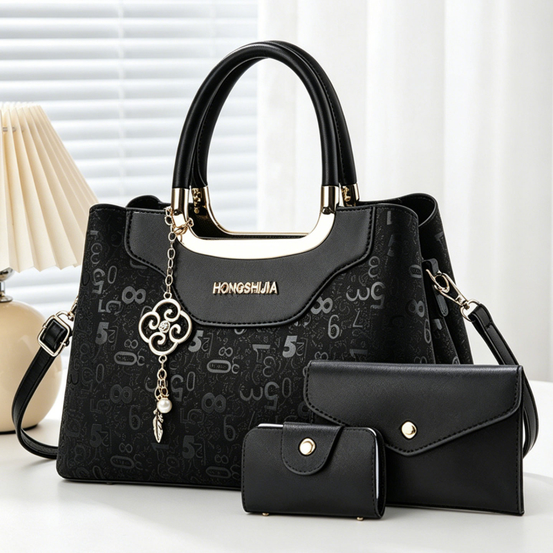 Luxury Bags For Women - 3-piece Fashion Women's Handbag Set, Light