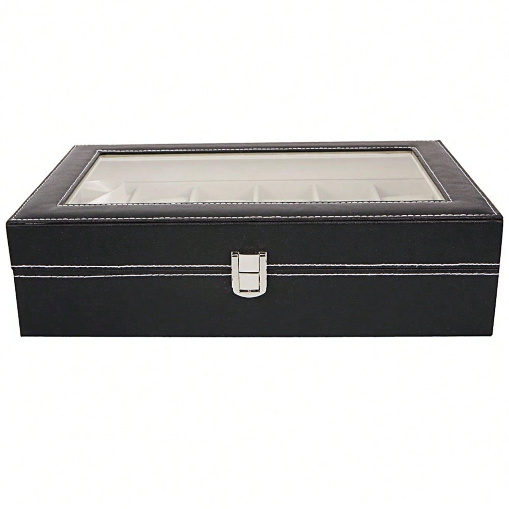 Luxury Bags Level - 12 Compartments Top-Level Opening Leather Watch