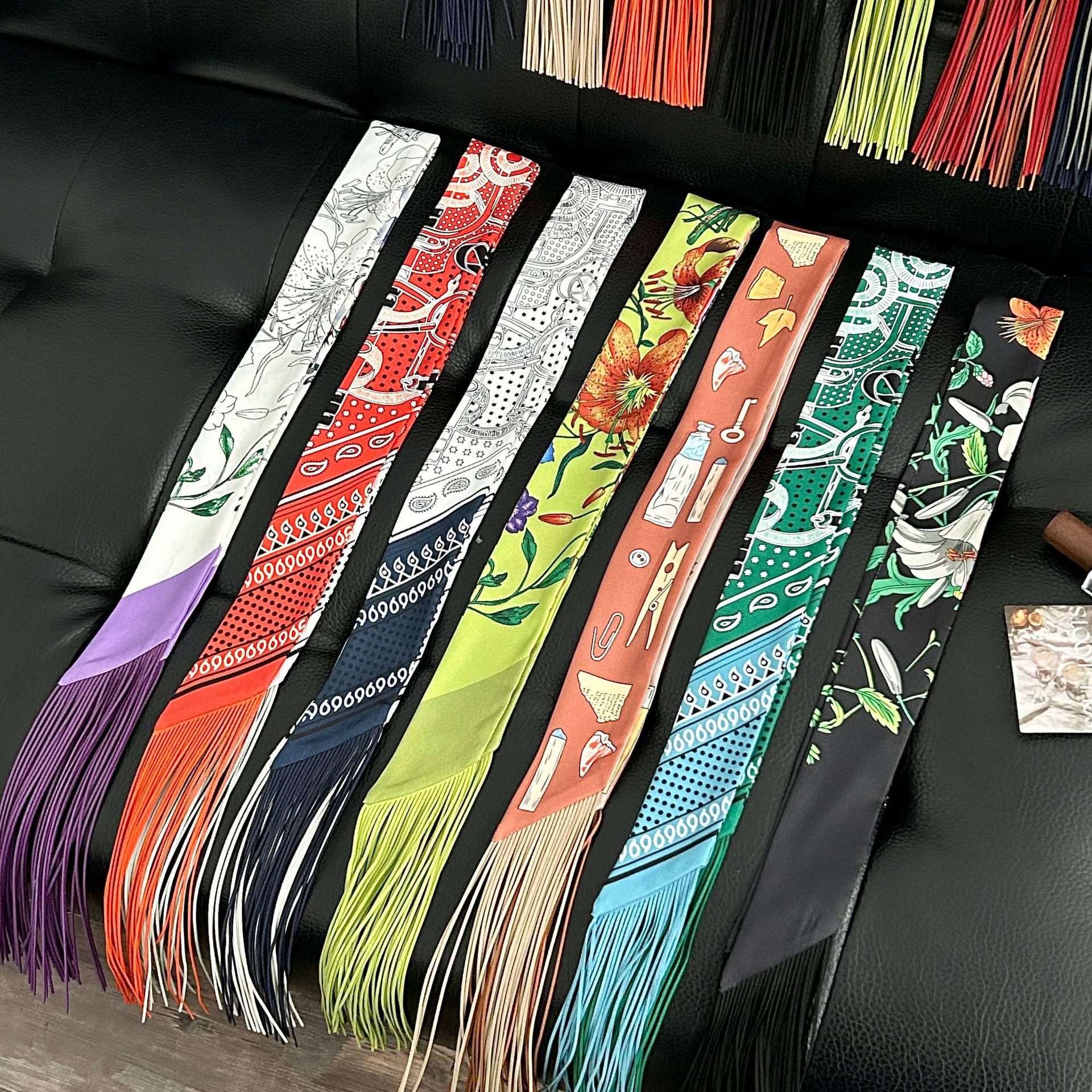 Luxury Tassel Skinny Scarf for - Luxury Bags Expensive 리뷰 및 가격