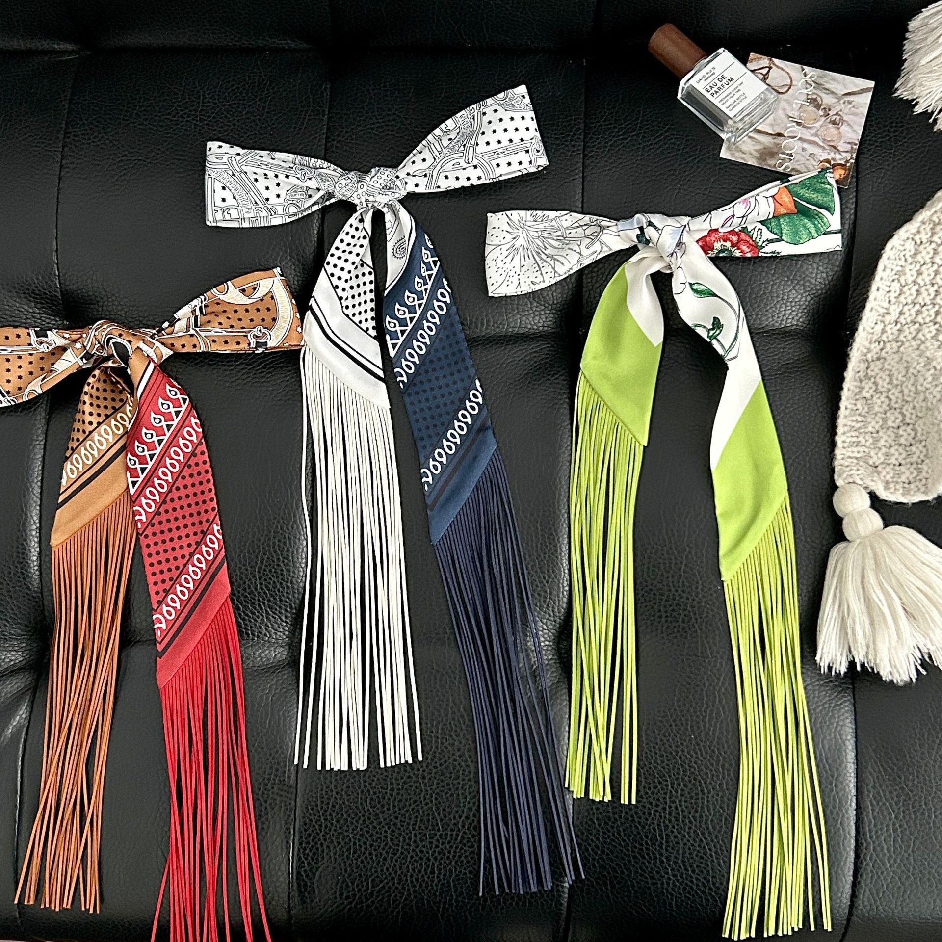 Luxury Tassel Skinny Scarf for - Luxury Bags Expensive 리뷰 및 가격
