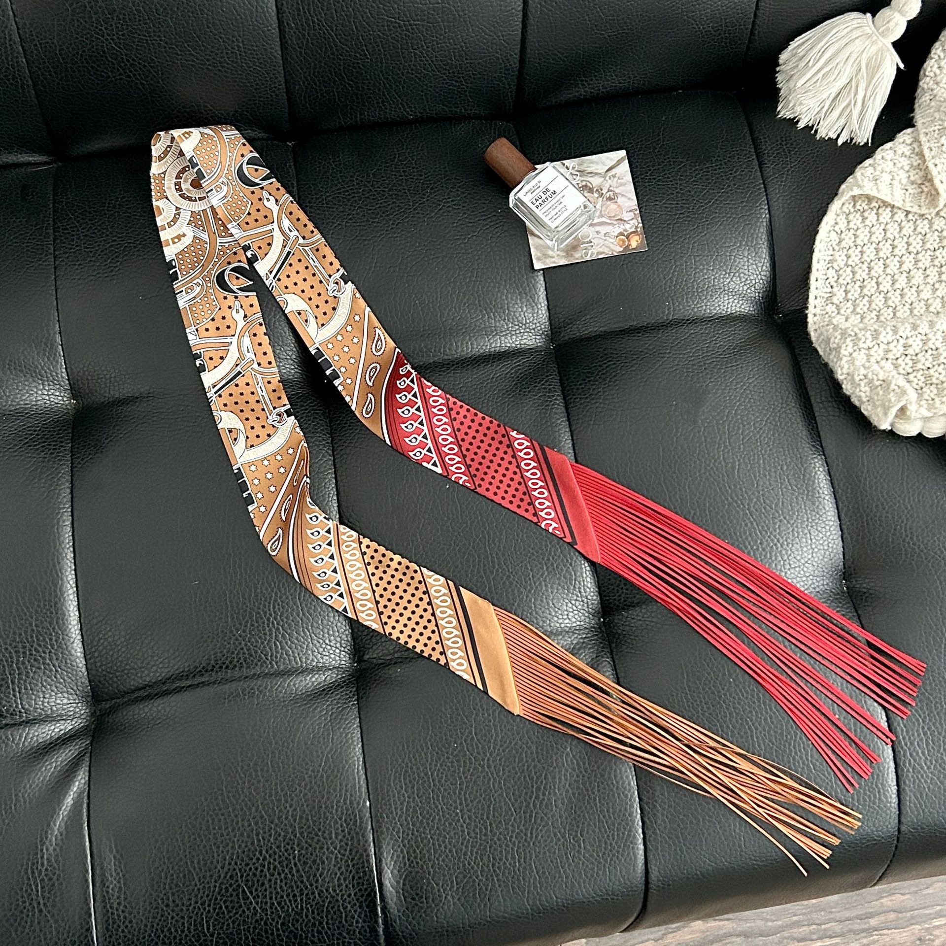 Luxury Tassel Skinny Scarf for - Luxury Bags Expensive 리뷰 및 가격