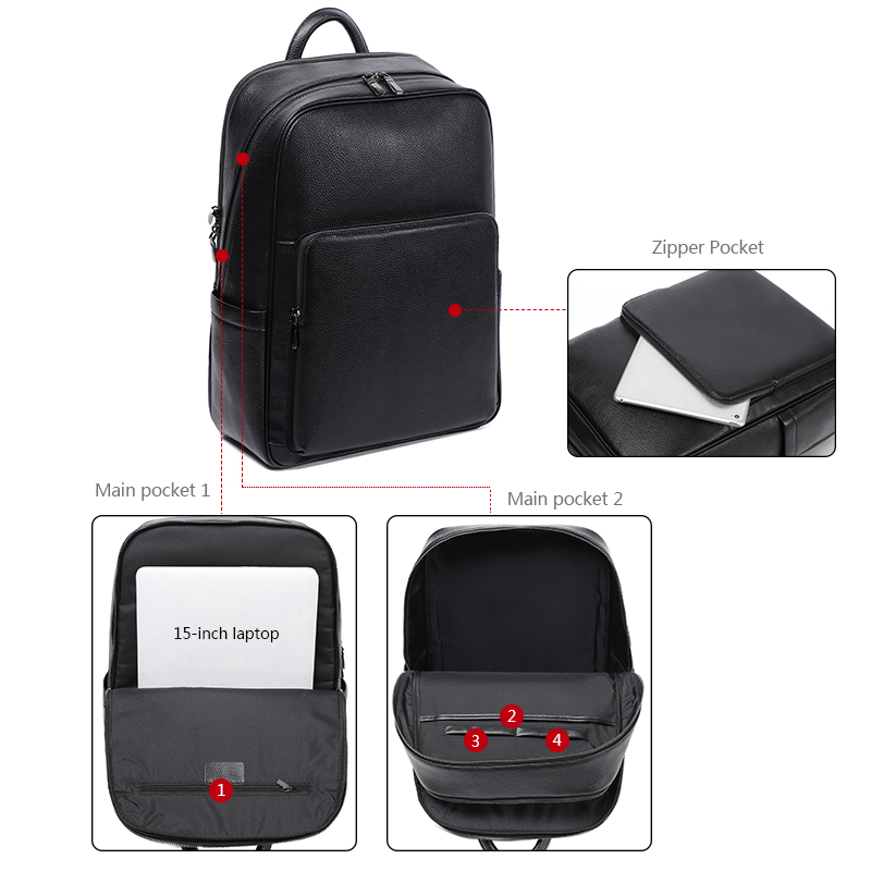 100% Cow Genuine Leather Men B - Xl Luxury Bags 리뷰 및 가격