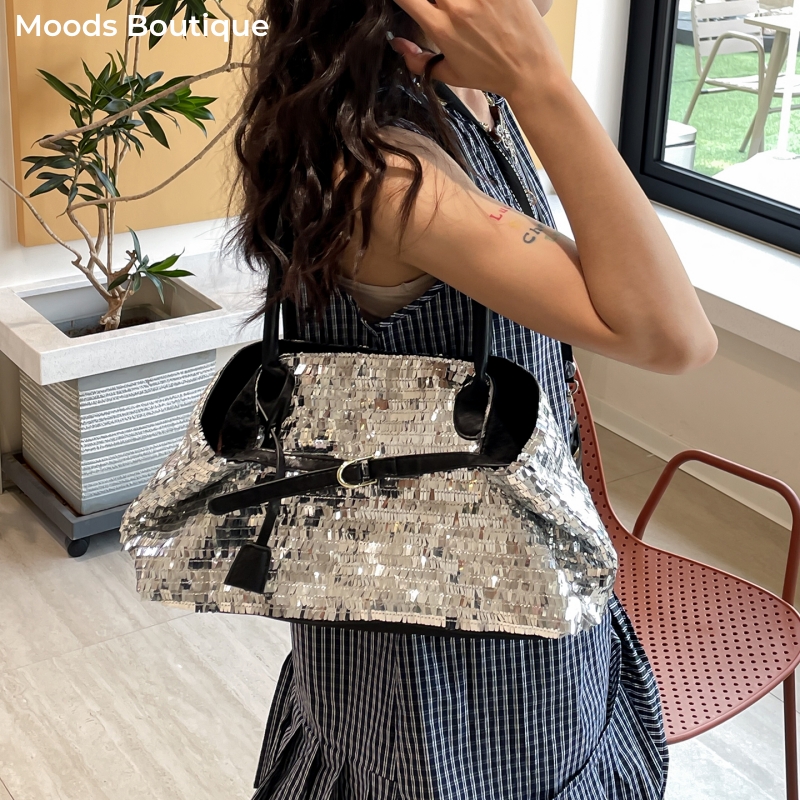 Sequined Underarm Shoulder Eve - Luxury Bags Consignment 리뷰 및 가격