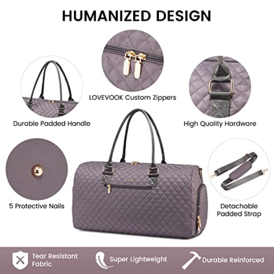 Travel Duffle Bag, Weekender B - Weekender Bag Duffle 리뷰 및 가격