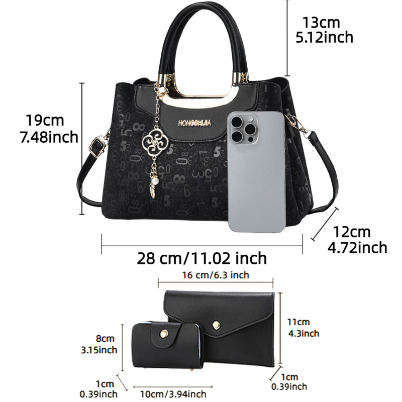 3-piece Fashion Women's Handba - Luxury Bags For Women 리뷰 및 가격