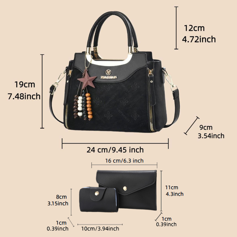 Stylish women's handbag, solid - Luxury Bags For Women 리뷰 및 가격