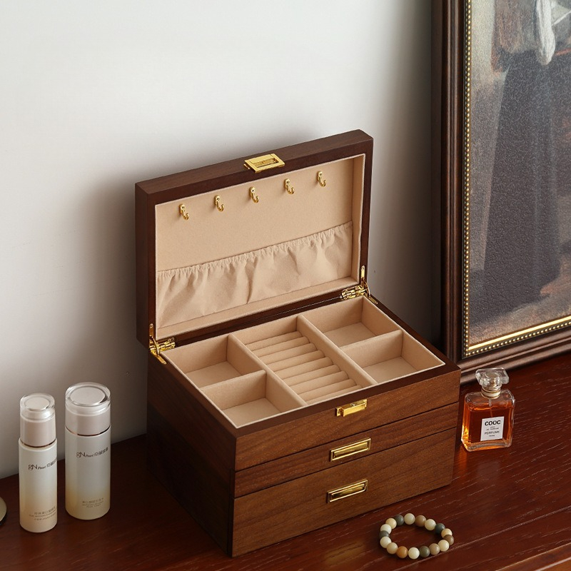 Wooden Jewelry Box Large Luxur - Luxury Bags List 리뷰 및 가격