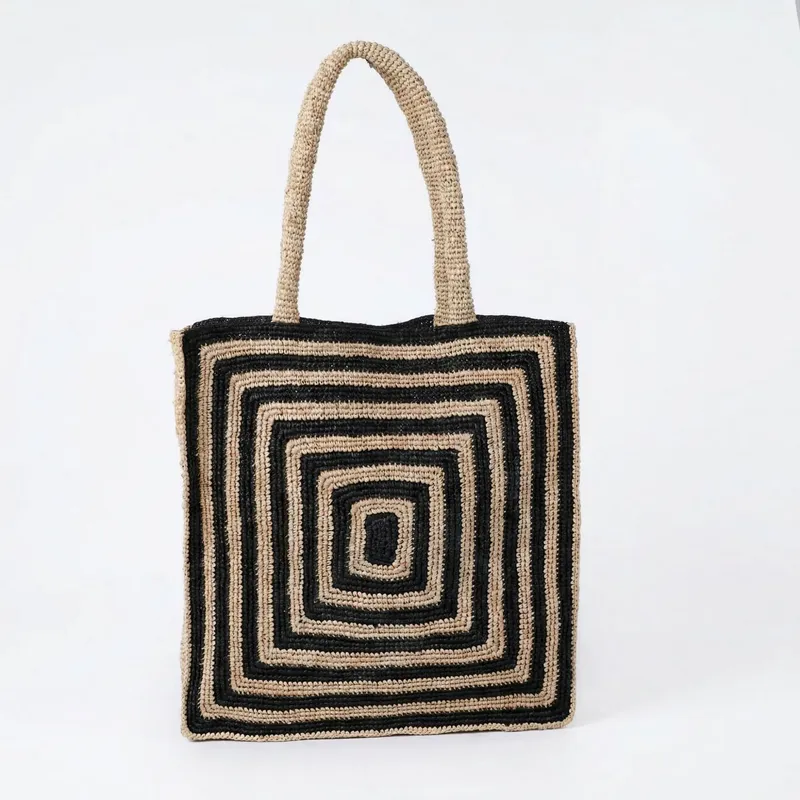 Striped raffia woven straw bag - Luxury Bags For Women 리뷰 및 가격