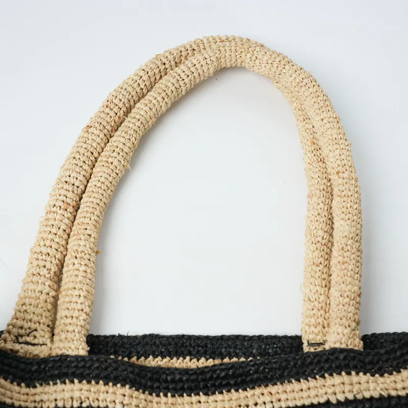 Striped raffia woven straw bag - Luxury Bags For Women 리뷰 및 가격