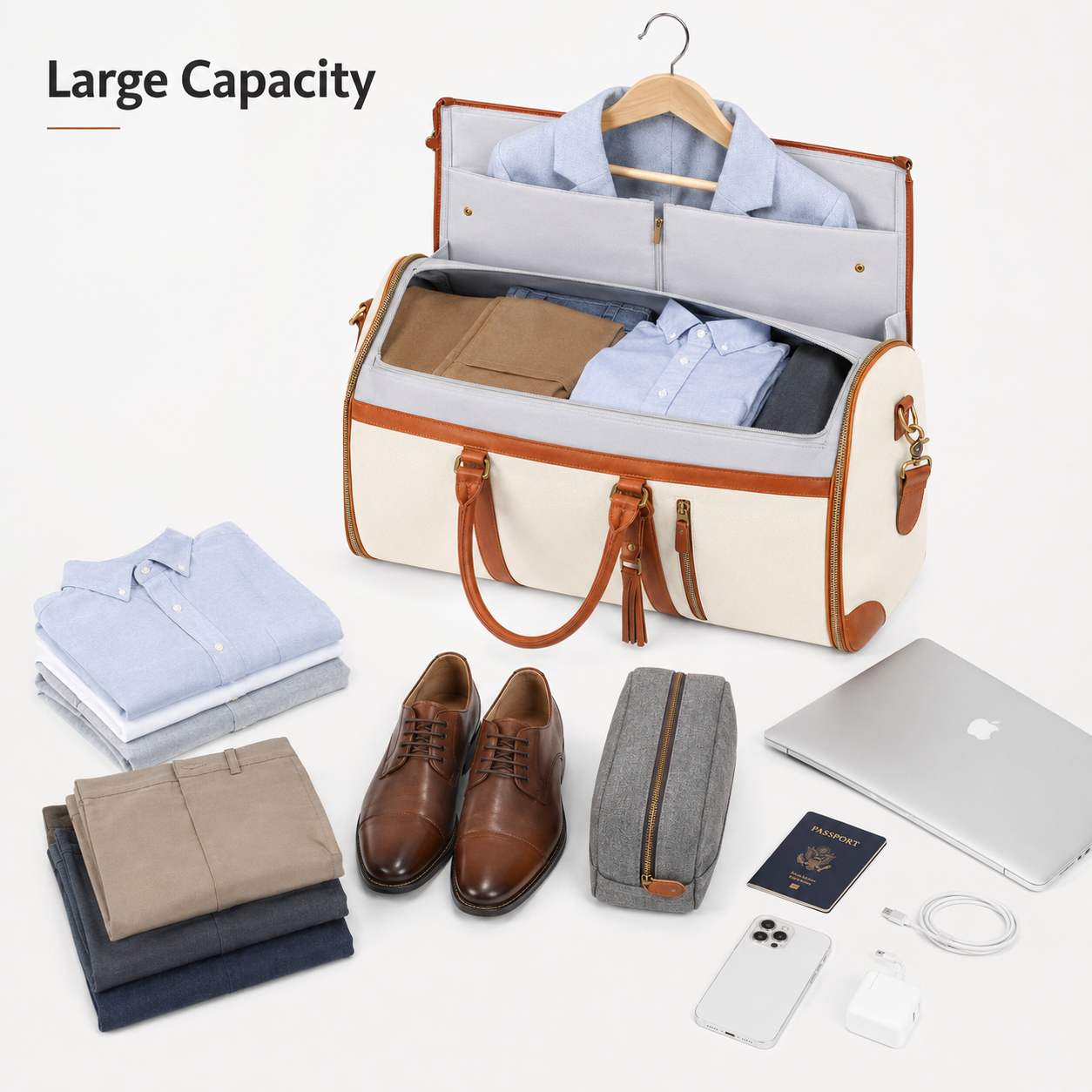 2 in 1 Convertible Garment Duf - Weekender Bag Duffle 리뷰 및 가격