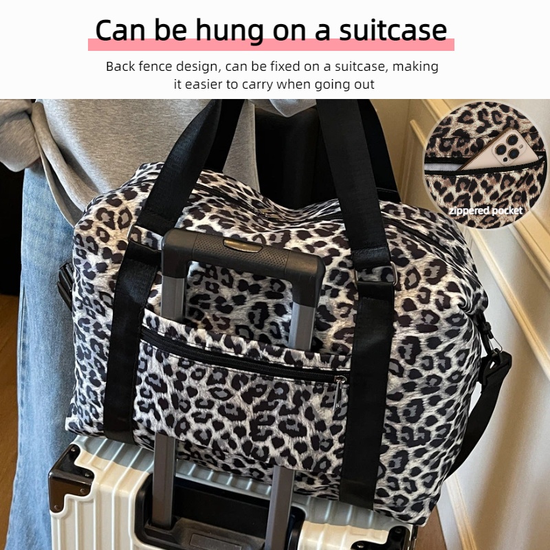 Leopard Printing Travel Duffel - Weekender Bag Duffle 리뷰 및 가격