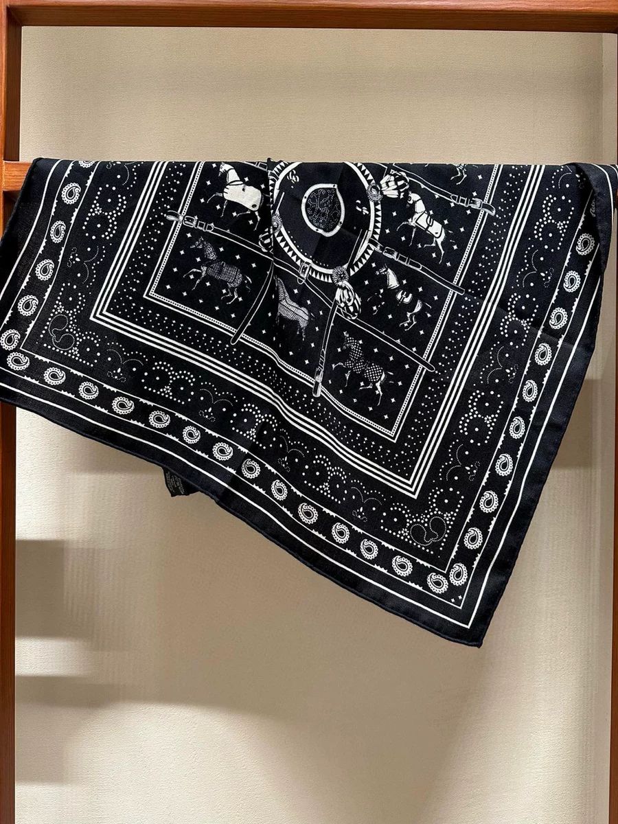Black Soft Scarf Luxury Silk W - Luxury Bags Hong Kong 리뷰 및 가격