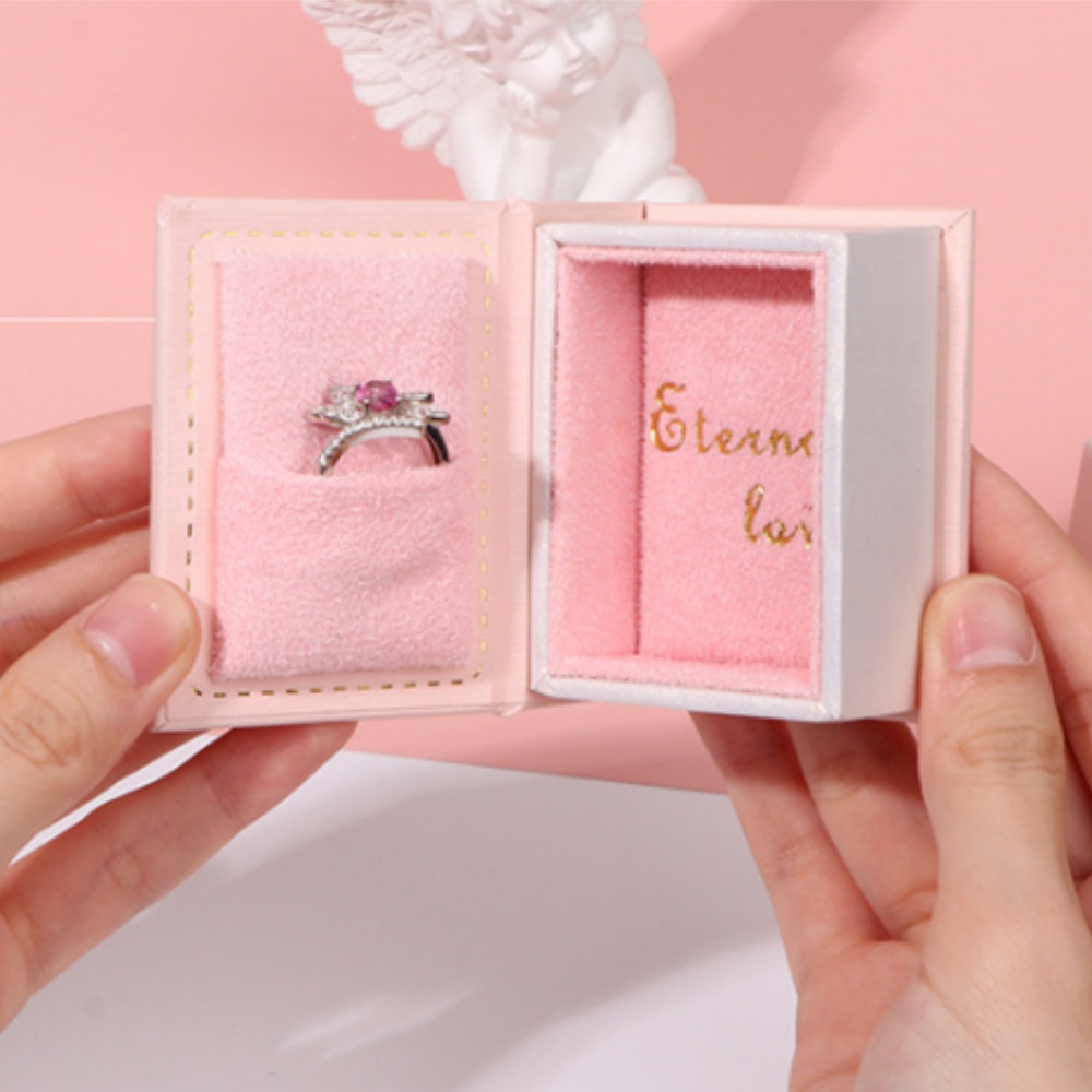 Mini Clamshell Book Ring Box f - Luxury Bags List 리뷰 및 가격