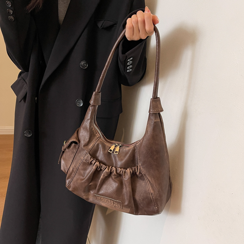 Distressed Vintage Shoulder Ba - Luxury Bags Consignment 리뷰 및 가격