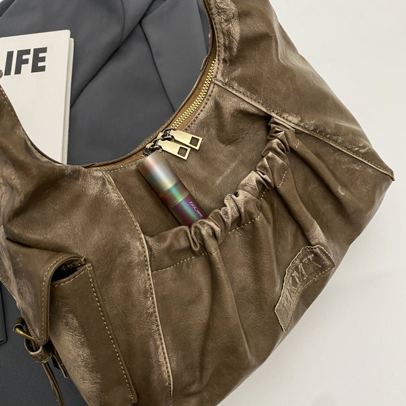 Distressed Vintage Shoulder Ba - Luxury Bags Consignment 리뷰 및 가격