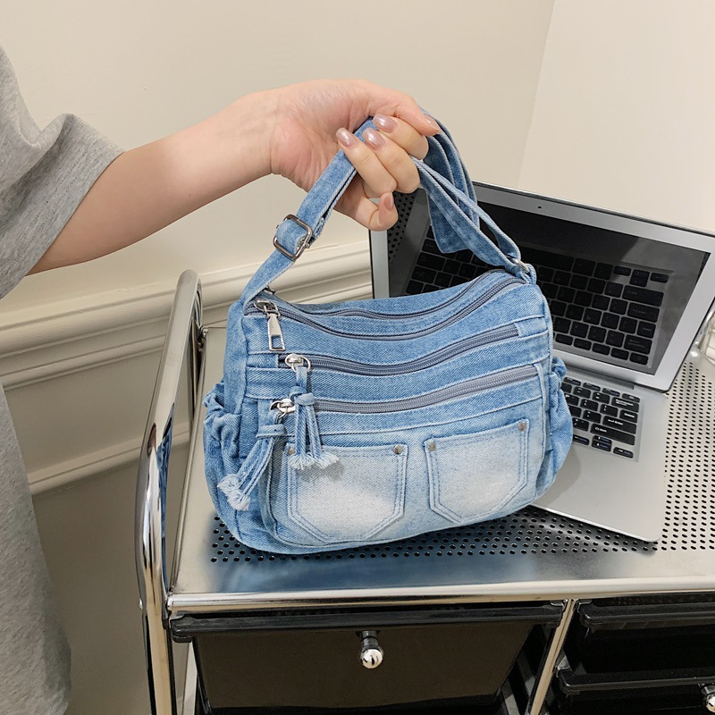 Korean Fashion Washed Denim Co - Luxury Bags Vip 리뷰 및 가격