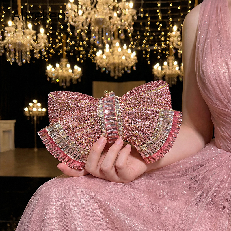 Alizekerr Bow Crystal Evening  - Luxury Bags Consignment 리뷰 및 가격