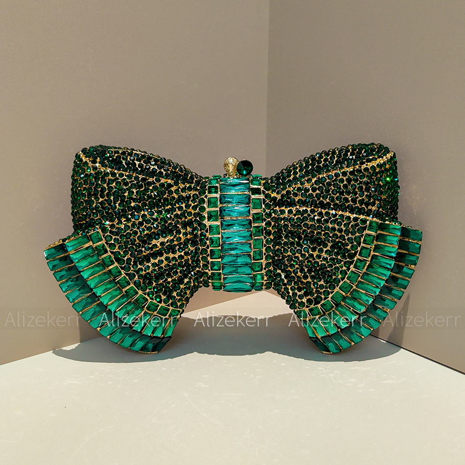 Alizekerr Bow Crystal Evening  - Luxury Bags Consignment 리뷰 및 가격