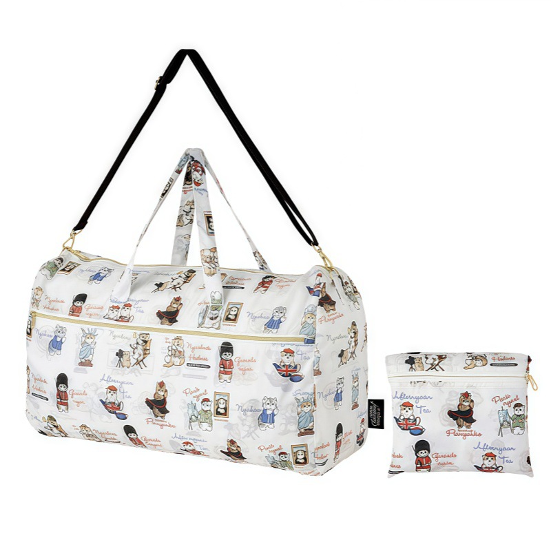 Mofusand Foldable Portable Han - Weekender Bag Duffle 리뷰 및 가격