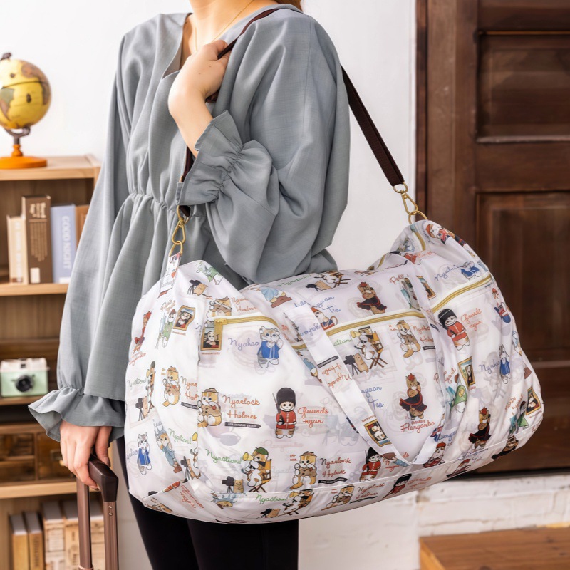 Mofusand Foldable Portable Han - Weekender Bag Duffle 리뷰 및 가격