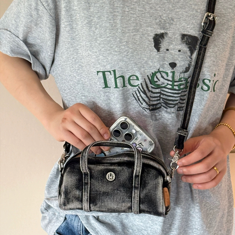Korean Casual Mini Denim Box B - Luxury Bags For Women 리뷰 및 가격