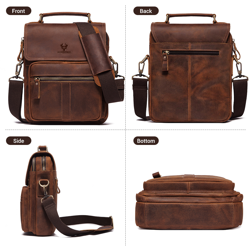 HUMERPAUL Genuine Leather Men' - Luxury Bags Coach 리뷰 및 가격