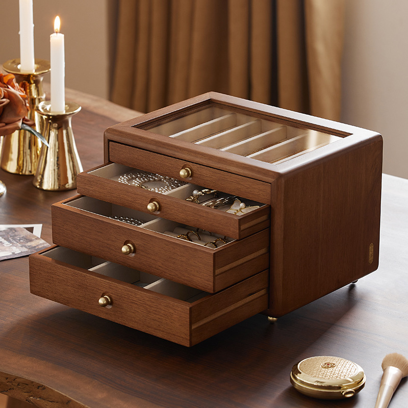 Solid Wood Jewelry Box Luxury  - Luxury Bags List 리뷰 및 가격