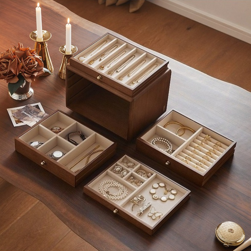 Solid Wood Jewelry Box Luxury  - Luxury Bags List 리뷰 및 가격