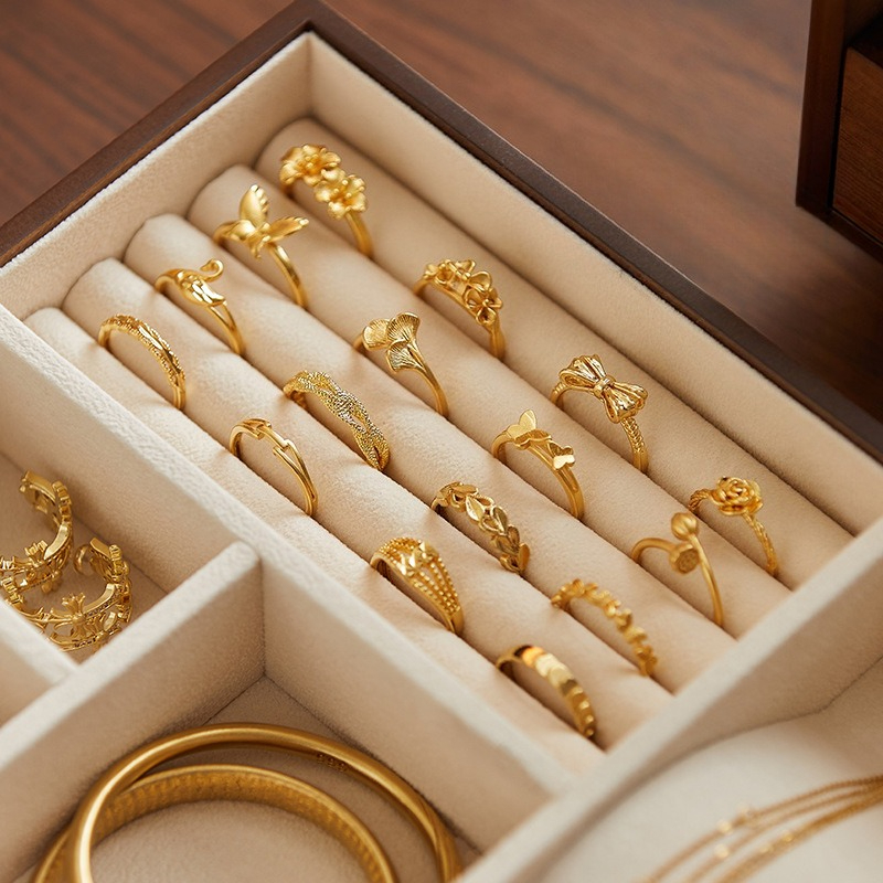 Solid Wood Jewelry Box Luxury  - Luxury Bags List 리뷰 및 가격