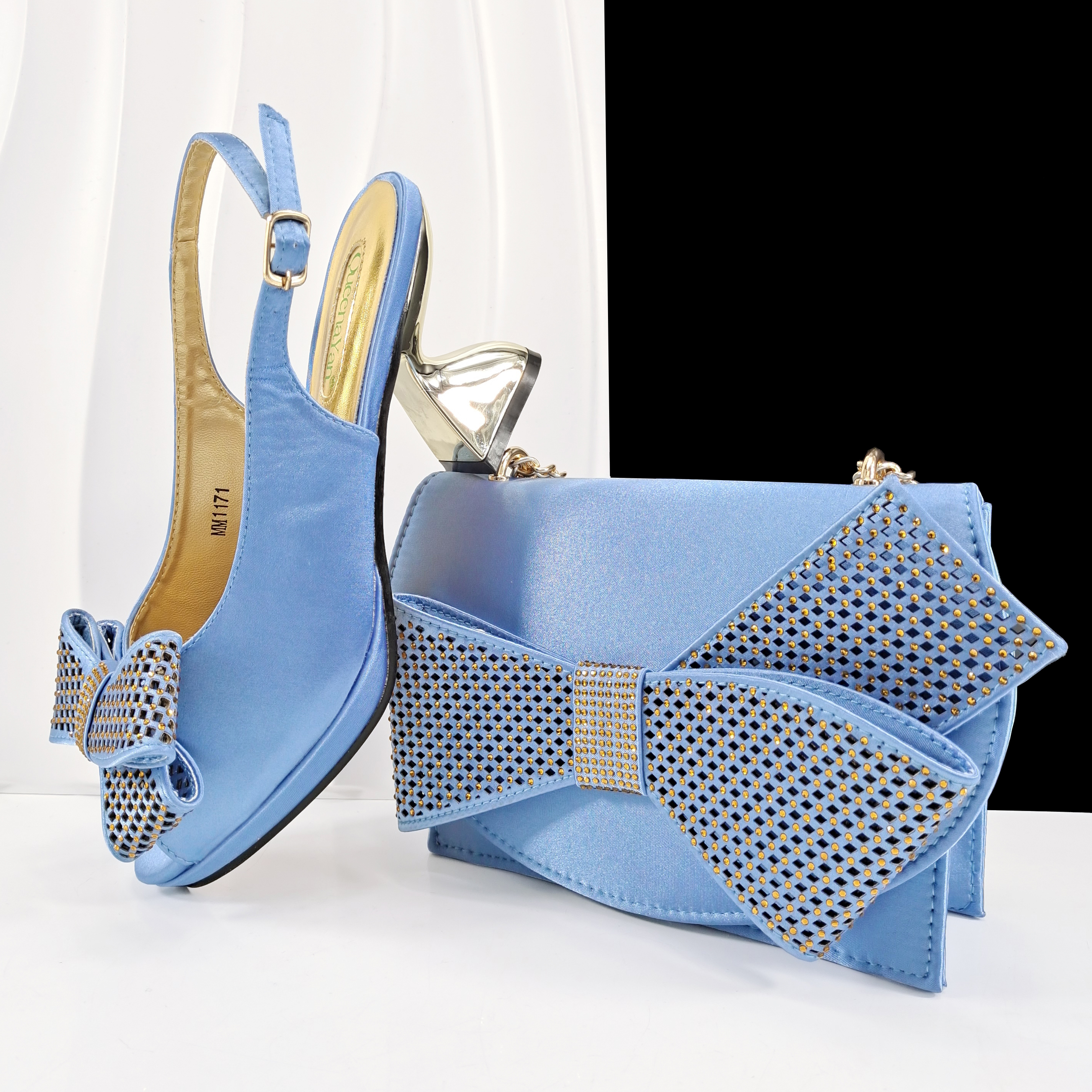 Queena Yan Sky Blue Color Peep - Luxury Bags For Women 리뷰 및 가격