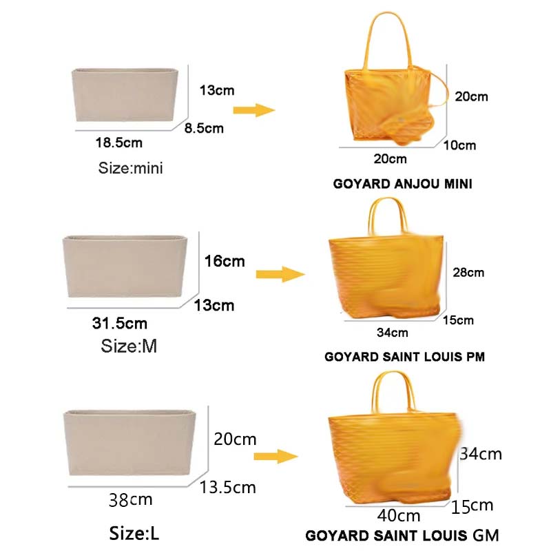 Felt Insert Bag Cosmetic Organ - Luxury Bags Consignment 리뷰 및 가격