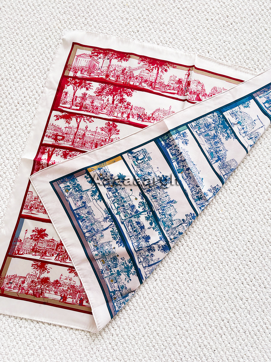 Women Silk Scarf 70cm Luxury H - Luxury Bags Hong Kong 리뷰 및 가격