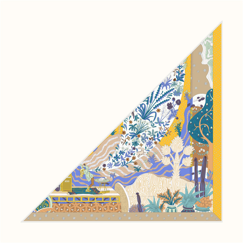 Silk Twill Scarf Triangle Shap - Luxury Bags Hong Kong 리뷰 및 가격
