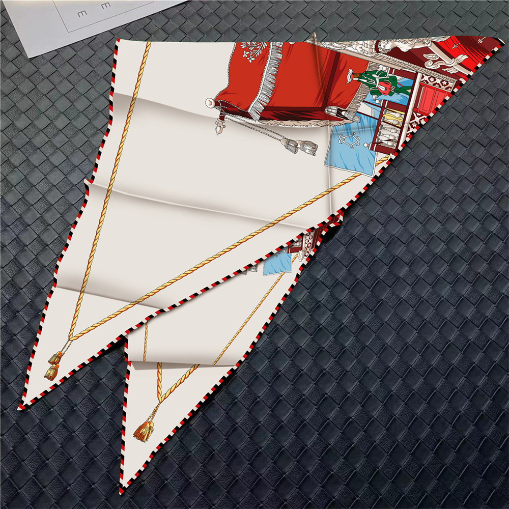 Triangle Twill Scarf Luxury Wo - Luxury Bags Hong Kong 리뷰 및 가격